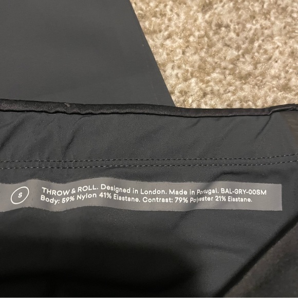 ADAY Throw & Roll leggings black zipper S active office athletic casual edgy - Picture 5 of 6